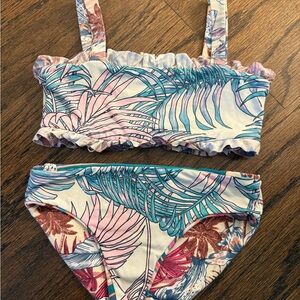 Maaji Reversible Pastel Leaf Print Bikini Set